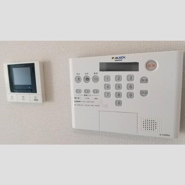 アナシエ小松川 TVインターホン、ALSOKホームセキュリティー