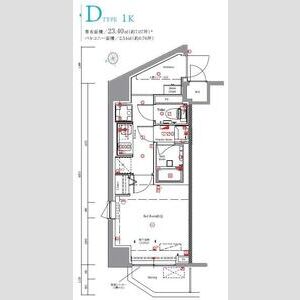 MAXIV西横浜DUE103号室 間取