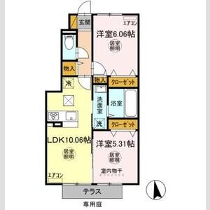 エオス　パーラー影山102号室 間取