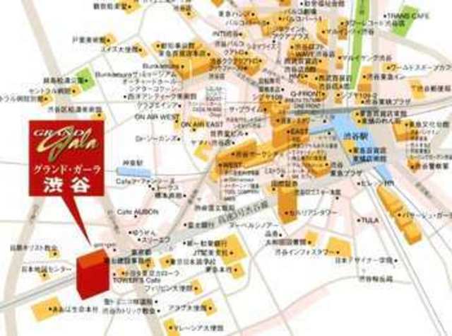 グランド・ガーラ渋谷7階 ◆ＭＡＰ◆