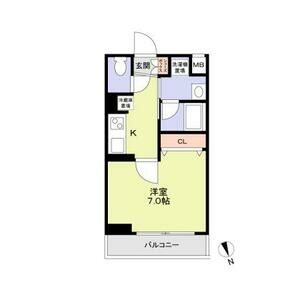 XEBEC方南町103号室 間取