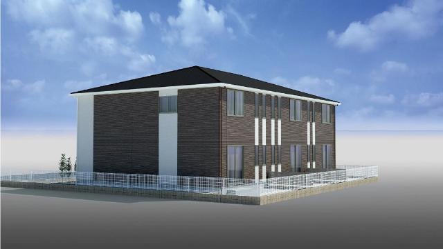 仮）宇津木町アパート新築工事 完成予想図