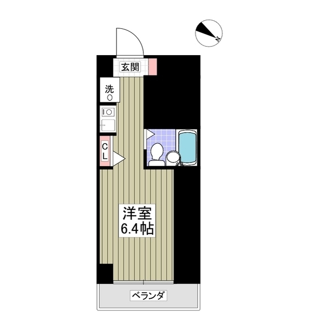 サンマールかしわ台309号室 間取