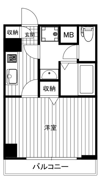 グランド・ガーラ三田1009号室 間取