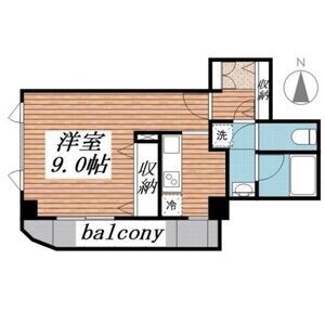サル・ドュ・セジュール0402号室 間取