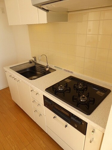 ライオンズステーションプラザ溝の口セントラルアベニュー11階 キッチン　内装後　前回募集時／2023年11月の写真