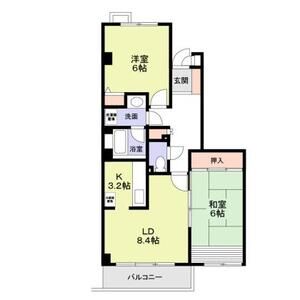 コスモリード三軒茶屋304号室 間取