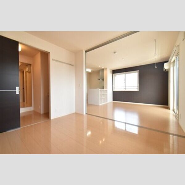 マリアエレナ301号室 居室とリビングダイニング