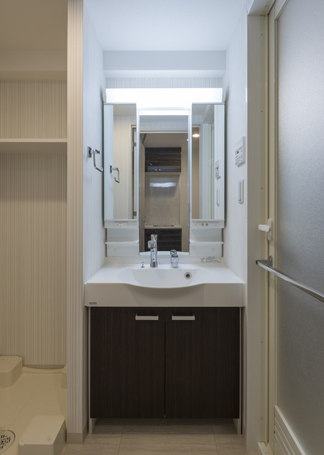 ガーラ・グランディ東大島 広い洗面スペース