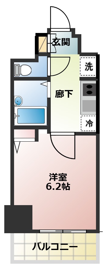 プレール・ドゥーク上北沢1003号室 間取