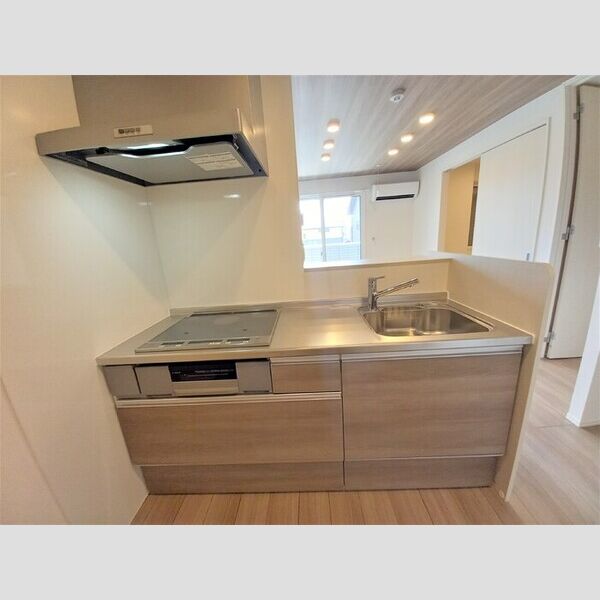 プランドール蒲生南町Ⅱ202号室 システムキッチン