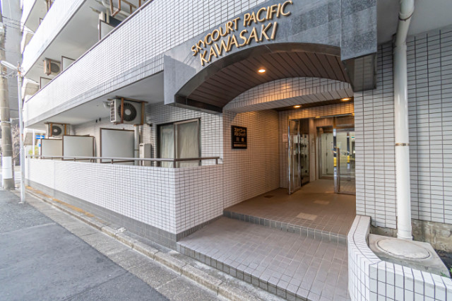 スカイコートパシフィック川崎1階 エントランス