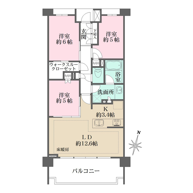 プレディア横浜高島台407号室 間取
