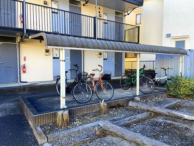 レオパレス武蔵野201号室 駐輪場