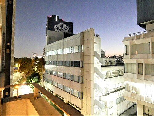 ベルファース市ヶ谷6階 バルコニーからの眺望　※2022年11月撮影