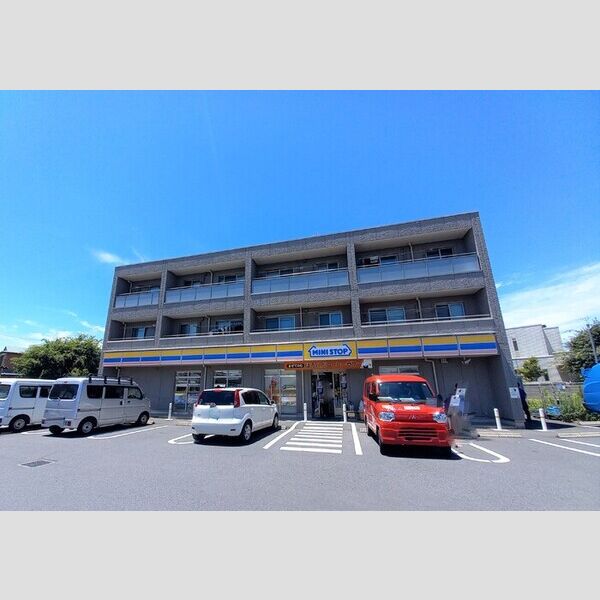 ライフタウニーA街区　6号棟 ミニストップ春日部大枝店　329m