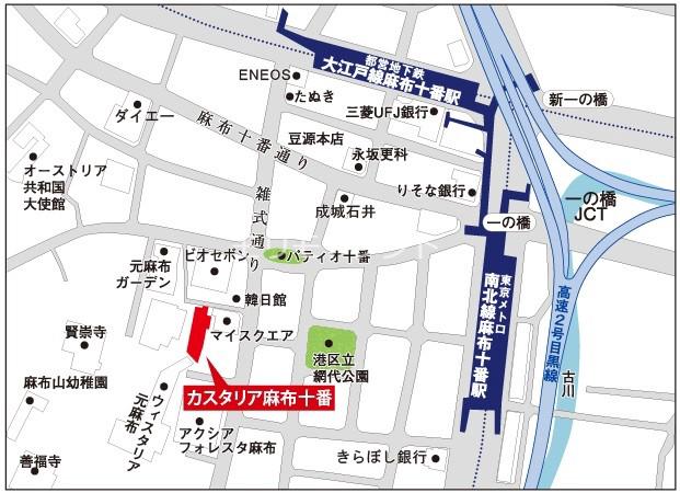 カスタリア麻布十番5階 null