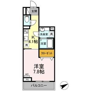 ウィズ203号室 間取