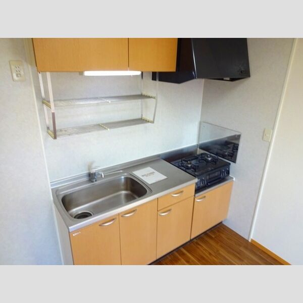 ルミエール　BB202号室 キッチン(コンロ設置済み)