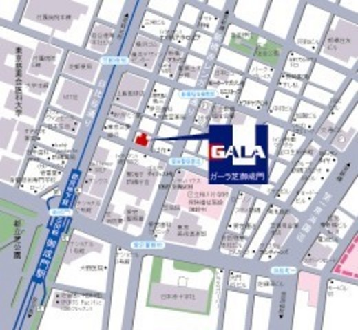 ガーラ芝御成門14階 ◆ＭＡＰ◆