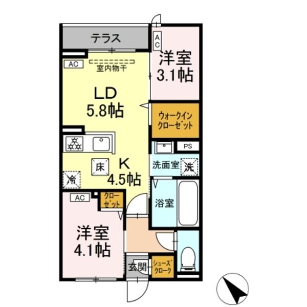 セレスティア白鳥108号室 部屋その他