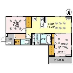 アクシス・ハイム301号室 間取