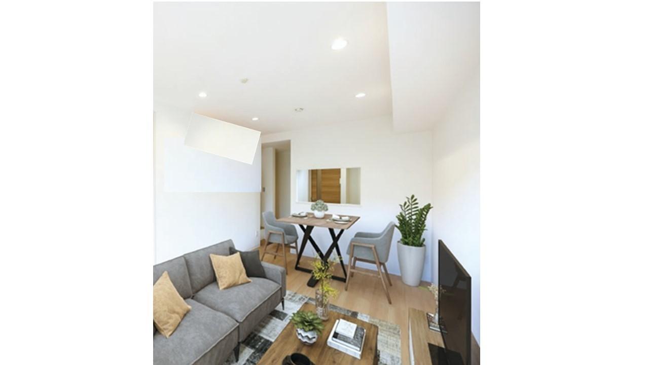 シャルール金沢文庫 南向きの10.4帖のリビングルームです（イメージ）