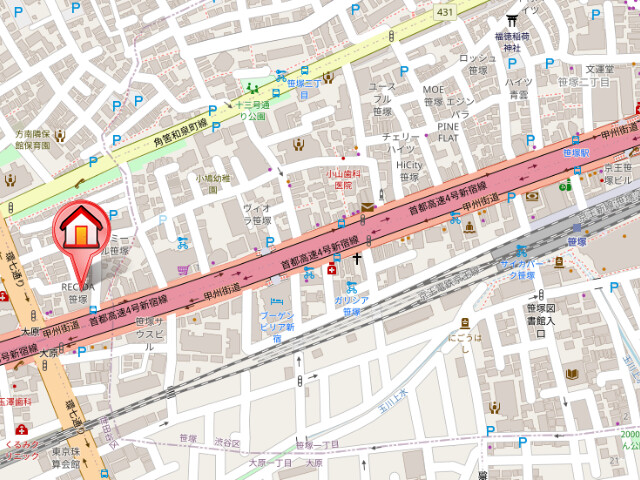 レジディア笹塚5階 null