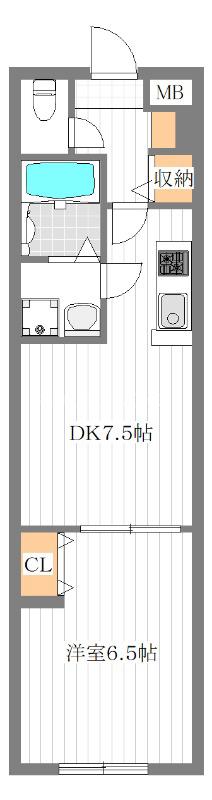 blue palette 中野平和の森2階 間取