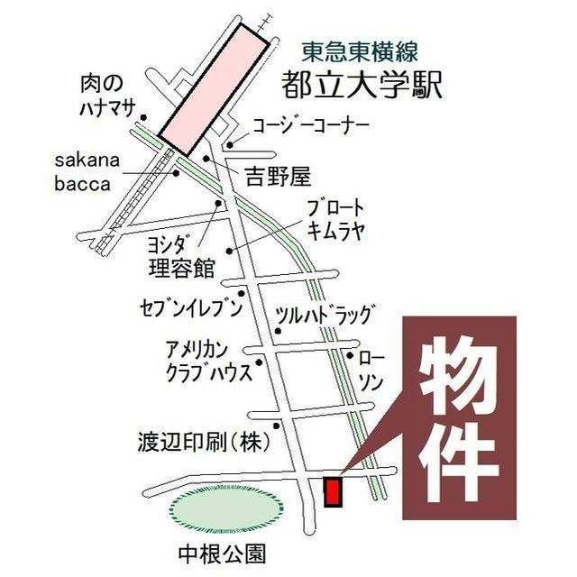 ミオカステーロ目黒都立大 地図
