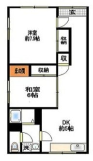 クロノス上星川1階 間取