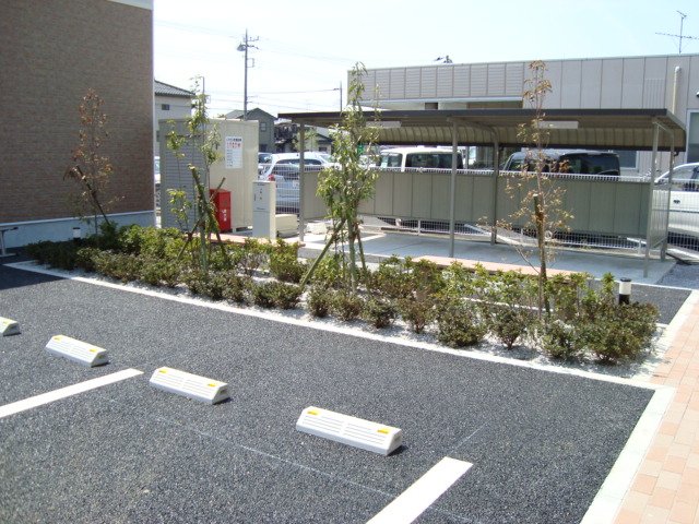 グリーンパレスＢ102号室 駐輪場