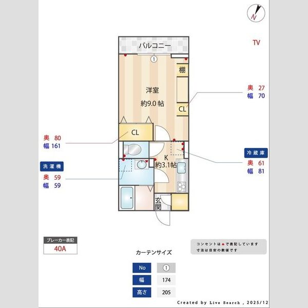 ローズ　ハーモニー303号室 部屋その他