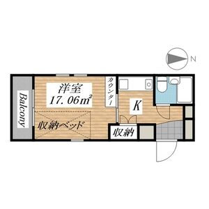 ベルトピア日吉Ⅱ0215号室 間取