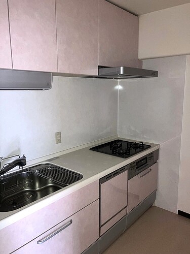 北越谷スカイハイツ キッチン　内装前　※2026年04月の写真