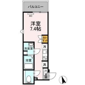 KADOYA105号室 間取