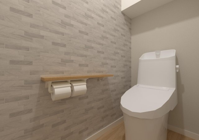 MOK-TERRACE　AOI 収納付きトイレ