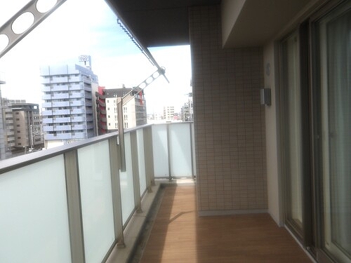 ライオンズ朝霞台ベルポートマークス バルコニー　※2023年7月撮影