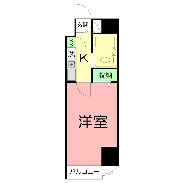 サニークレスト湘南平塚201号室 間取
