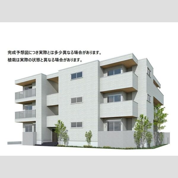 セレスティア谷中204号室 ※完成予想図につき、実物とは多少異なる場合があります。