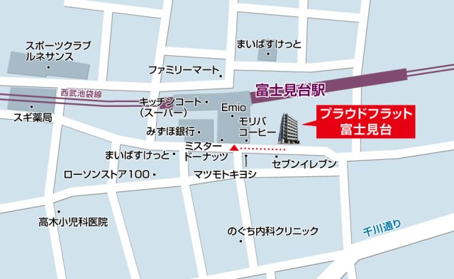 プラウドフラット富士見台504号室 null