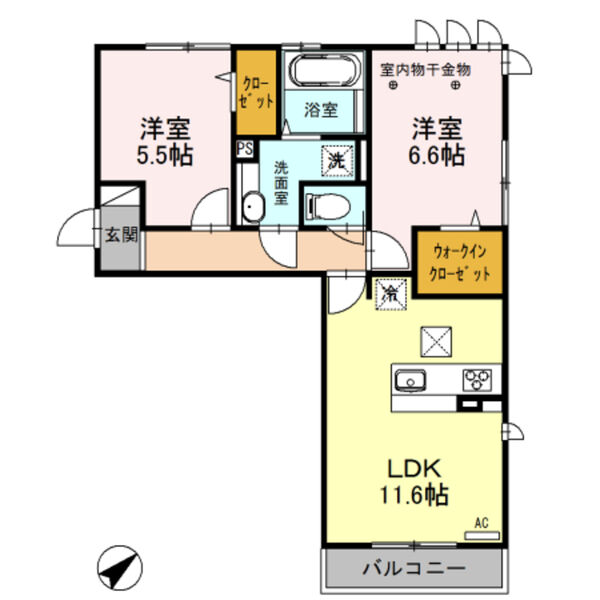 ロイジェントパークス レイクタウン Ⅲ　H101号室 部屋その他