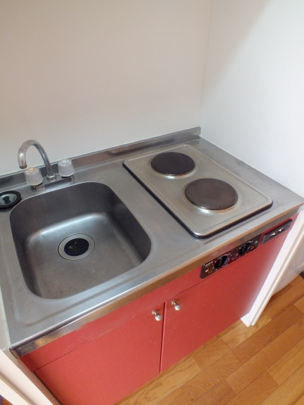 レオパレスラスタ 2口電気コンロ