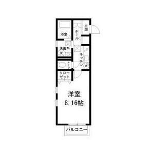エクレール101号室 間取