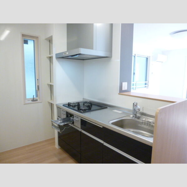 Wine terrace(ワインテラス)202号室 対面式3口ガスコンロ付システムキッチン