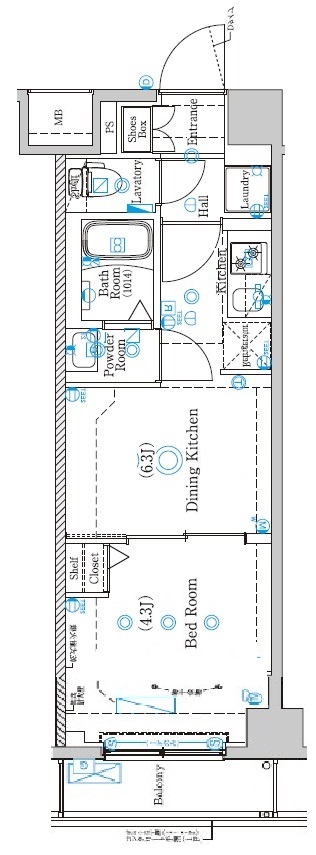 ラフィスタ墨田5丁目Ⅱ3階 間取
