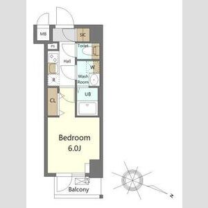 S-RESIDENCE横濱吉野町burgeon402号室 間取