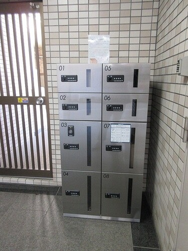 ライオンズプラザヨコハマ戸部8階 宅配ボックス　※前回募集時2022年4月の写真