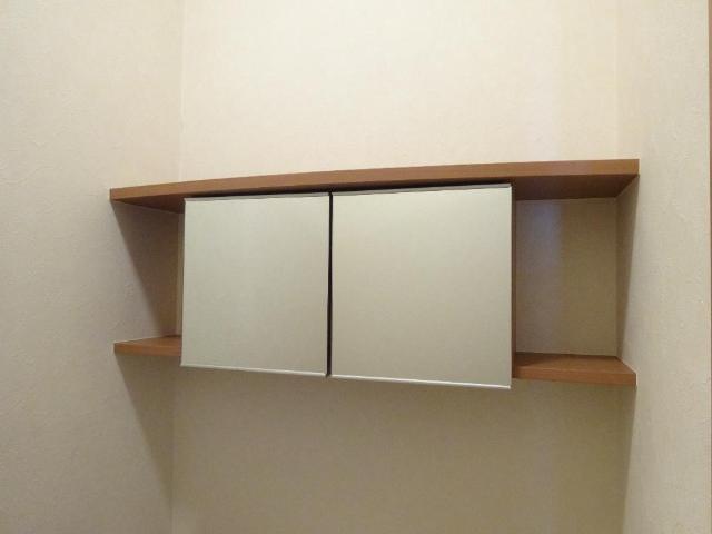 ブラン　ピエール505号室 トレイ戸棚（鏡付）（イメージ）