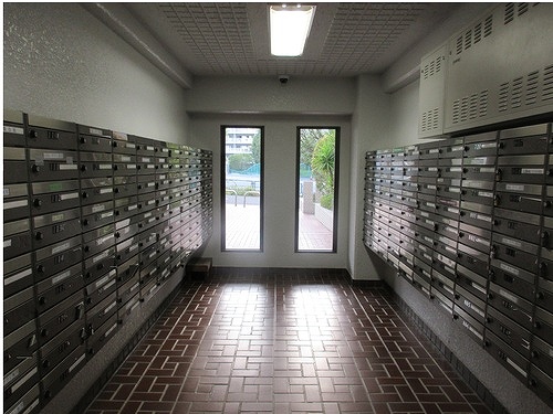 ニューライフマンション木場1階 集合郵便受　※2026年4月の写真